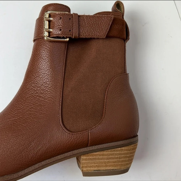 Jack Rogers Leather Ankle Booties Slip On with Buckle.Size 5 - Picture 6 of 6